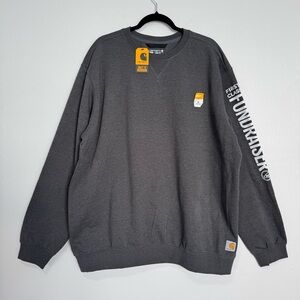 Carhartt Loose Midweight Crewneck Sweatshirt Men’s XL Gray Casual Street NEW